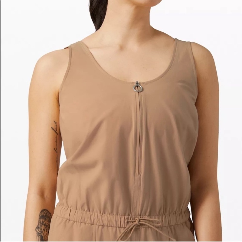 Lululemon Shift in Time Sleeveless Jumpsuit Beechwood 4 - Picture 4 of 7